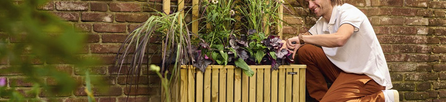 Bloembakken en minigardens