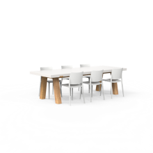 One To Sit Colla Dining 2600x1000x760mm (TC260)