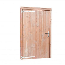 Douglas enkele deur inclusief kozijn extra breed en hoog linksdraaiend 110x214,5cm onbehand