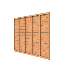 Douglas wandpakket t.b.v. enkelzijdige wand Comfort/DHZ 278,5x224 cm, onbehandeld.