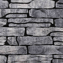 Stone Walling 42x18x8cm Grijs/Zwart
