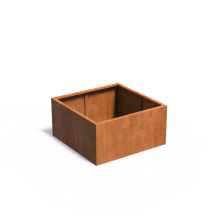 CARREZ zonder bodem 1200x1200x600mm Corten (CAW4.2)