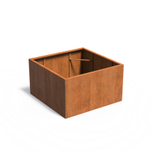 Carrez ZONDER BODEM 1400x1400x800mm Corten 2mm (CAW3.1)