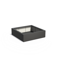 CARREZ met bodem 1400x1400x400mm Polyester (PB3.3)