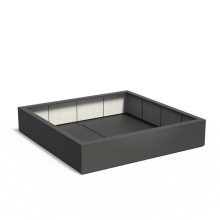 CARREZ met bodem 2000x2000x400mm Polyester (PB1.3)
