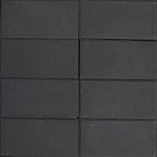 Tegel 15x30x4,5cm Zwart