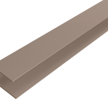 F-profiel | WEO® Classic Gevelbekleding | Aluminium | Light Grey | 35x45mm | 360 cm