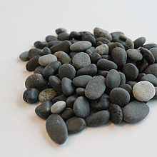 Beach Pebbles Black 8-16 mm - midiBB