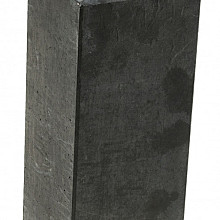 Betonpoer L, 18x18x50cm recht, schroefdraad M20, antraciet.