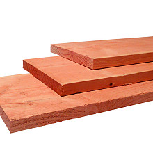 Douglas fijnbezaagde Plank 1,5x14x180cm onbehandeld.