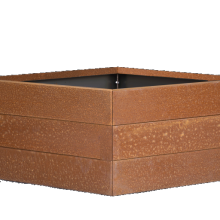 Bloembak Modulair Corten 60x60x42cm