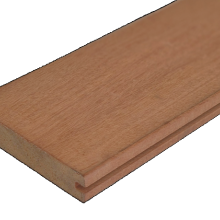 Terrasplank Afrikulu 21x145mm glad Hybrid t.b.v. clipsysteem Premium | 230cm