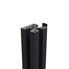 Boston Aluminium H-paal 75x75mm L-190 cm RAL9005