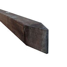 Hardhouten Angelim Vermelho paal geschaafd, gepunt 6,8x6,8x275cm