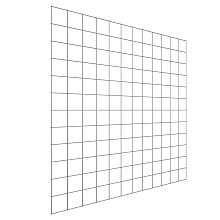 Gaaspaneel met maas 15x15cm stekloos, verzinkte draad, 180x180cm