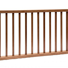 Hardhouten spijlenhek, 180x80cm Frame 4,5x7cm spijlen 2x3cm