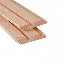 Douglas geschaafd rhombusprofiel 2,7x14,5x400cm onbehandeld
