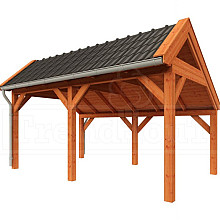 Kapschuur de Stee 5000x3600x3350mm (bxdxh)