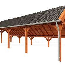 Kapschuur de Hoeve XL 12170x4400x3750mm (bxdxh)