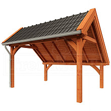 Kapschuur de Hoeve XL 4150x3800x3450mm (bxdxh)