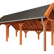 Kapschuur de Hoeve XL 7650x4400x3750mm (bxdxh)