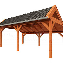 Kapschuur de Stee 6000x4250x3350mm (bxdxh)