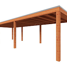 Buitenverblijf Palermo 10150x3700x2450mm (bxdxh)