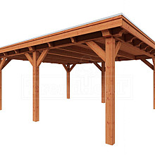 Buitenverblijf Toscane 5450x5450x2600mm (bxdxh)