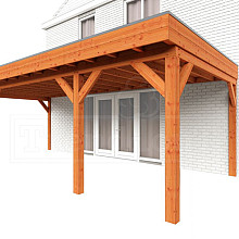 Aanbouwveranda Ancona 7400x3900x2600mm (bxdxh)