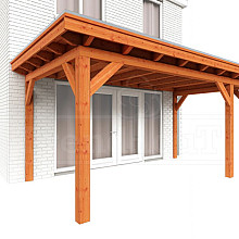 Aanbouwveranda Lucca 5250x3250x2600mm (bxdxh) rechts