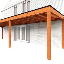 Aanbouwveranda Modena 10800x3000x2700mm (bxdxh)