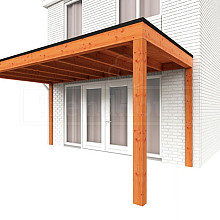 Aanbouwveranda Modena 4900x3000x2700mm (bxdxh)