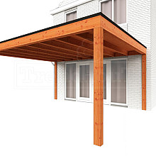 Aanbouwveranda Modena 4900x4850x2700mm (bxdxh)