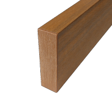 WEO® Brise Soleil eindkap 42*60mm Teak (24st)