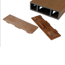 WEO® Brise Soleil eindkap 42*145mm Teak (6st)