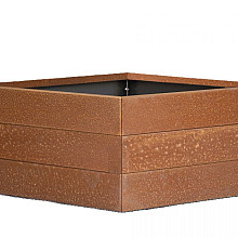 Plantenbak Modulair Corten 270x270x42cm