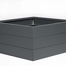 Plantenbak Modulair Antraciet 120x120x42cm