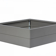 Plantenbak Modulair Taupe 120x120x28cm