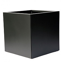 Plantenbak Vlak Grafietzwart 60x60x60cm