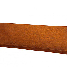 Kantopsluiting Double (flg) 300x16.5cm Corten