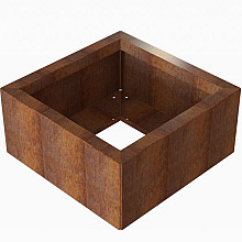 Plantenbak Module+ Corten 60x60x28cm