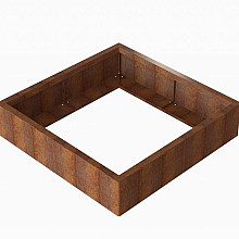 Plantenbak Module+ Corten 120x120x28cm