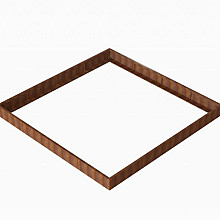 Plantenbak Module+ 360x360x28cm Corten