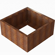 Plantenbak Module+ Corten 90x90x42cm