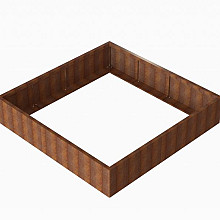 Plantenbak Module+ 210x210x42cm Corten