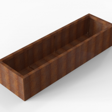 Plantenbak Module+ 60x210x42cm Corten