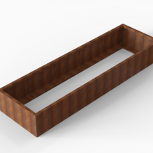 Plantenbak Module+ 90x300x42cm Corten