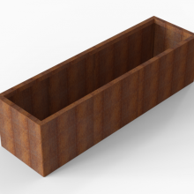Plantenbak Module+ Corten 210x60x56cm