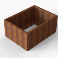 Plantenbak Module+ Corten 120x90x56cm