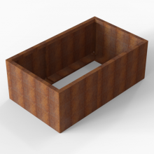 Plantenbak Module+ 90x150x56cm Corten